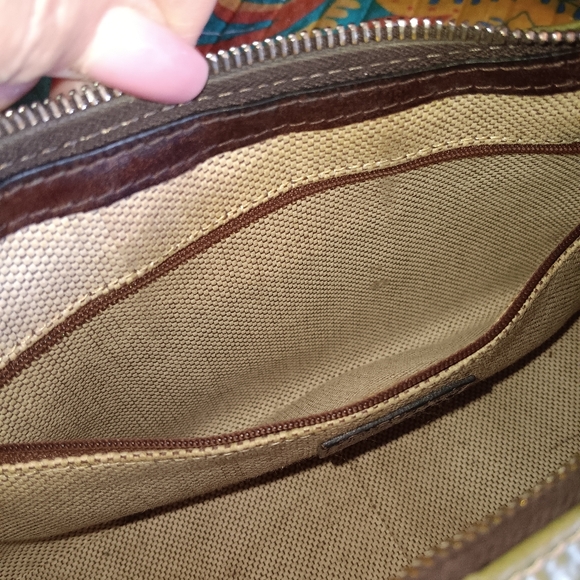 BEAUTIFUL! DOONEY & BOURKE HOBO-OLIVE GREEN CROC EMBOSSED IN THE NILE COLLECTION - Picture 6 of 7